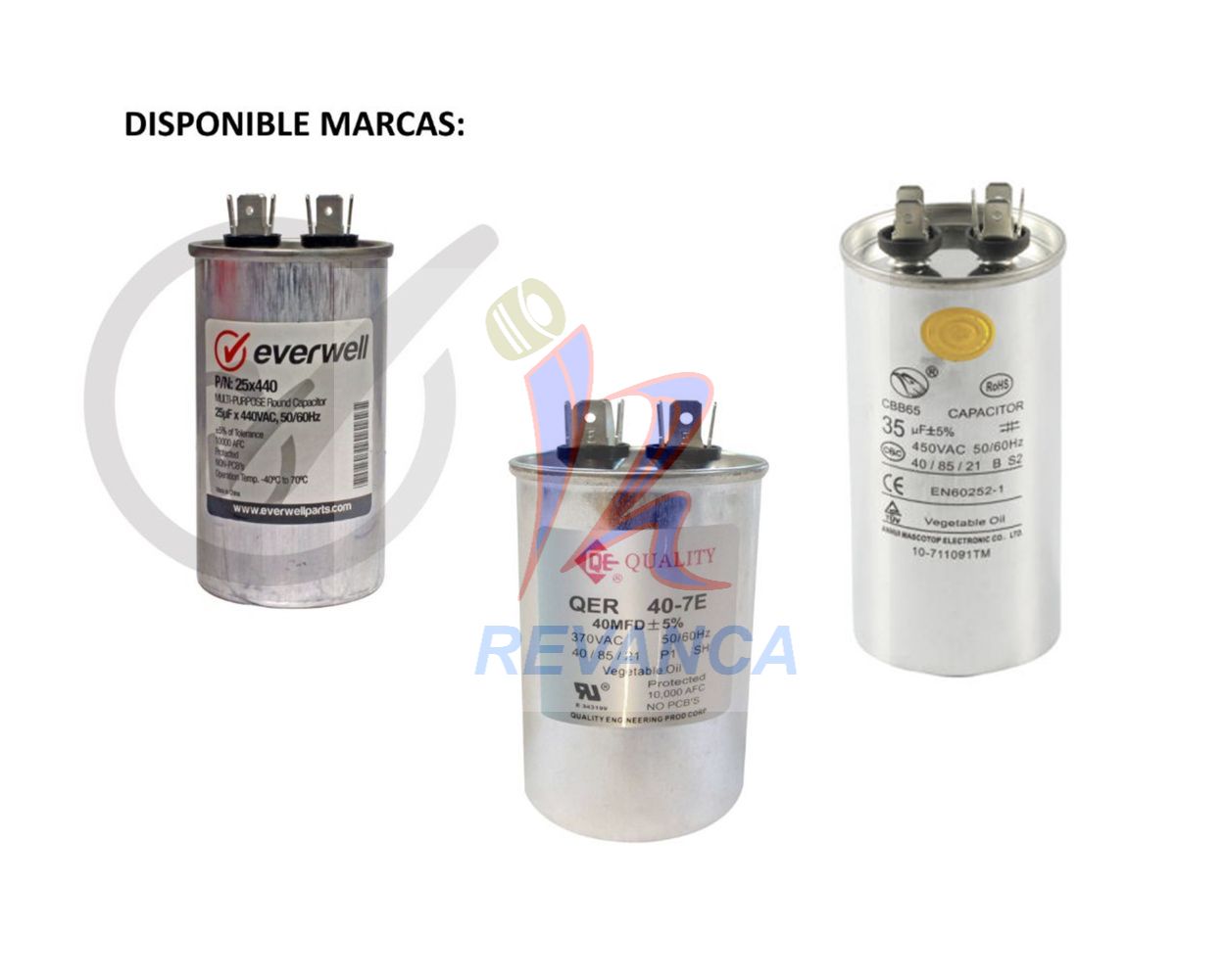CAPACITOR  DE MARCHA - 15MF - 370/440V