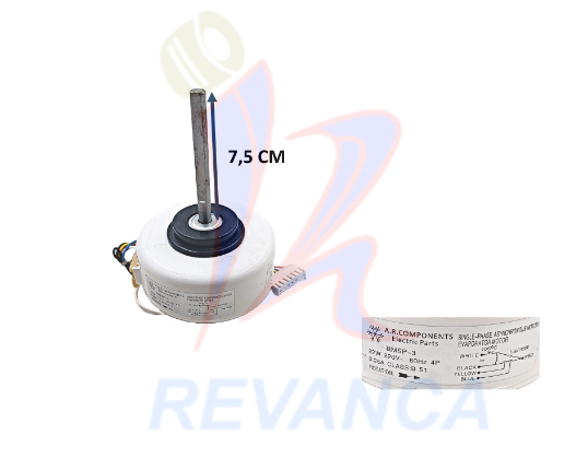 MOTOR DE CONSOLA SPLIT 22W 220V (EJE 7.5 CM)