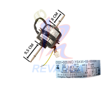 MOTOR CONDENSADOR A/A SAMSUNG DOBLE EJE DB31-00599C/YSK95-55-6SX24 45W/110V