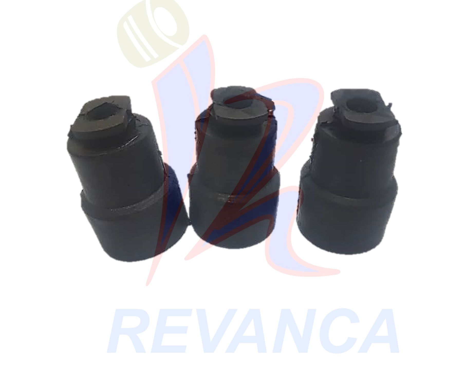 GOMAS P/BASE DE COMPRESORES DE A/A 18000/24000 BTU (3 PZA X JGO) ALTA (5.5CM)(VERDE)