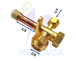 VALVULA CARGA PARA A/A SPLIT DE 1/4*3/8