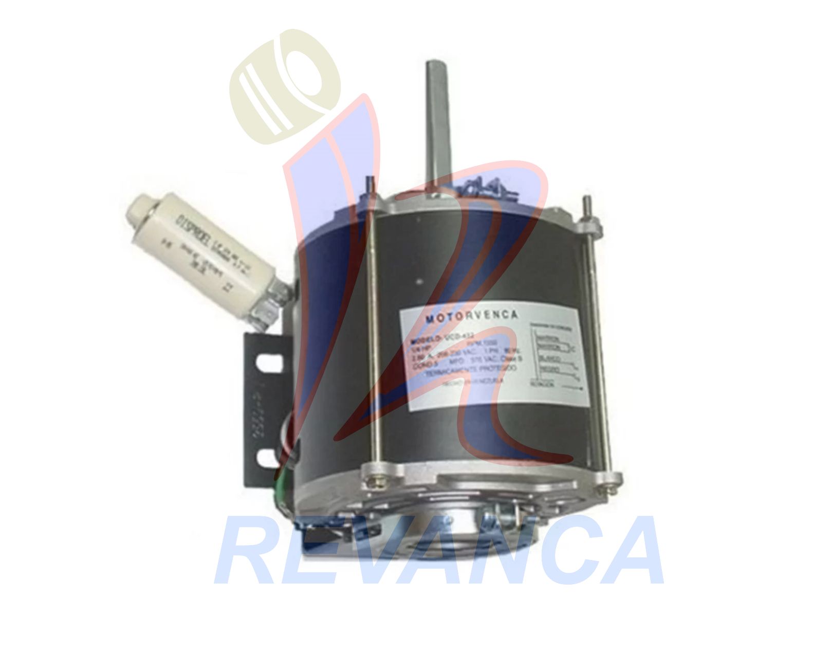MOTOR MOTORVENCA 1/4HP 208-230V/2.60A/1550RPM (UCD-432)