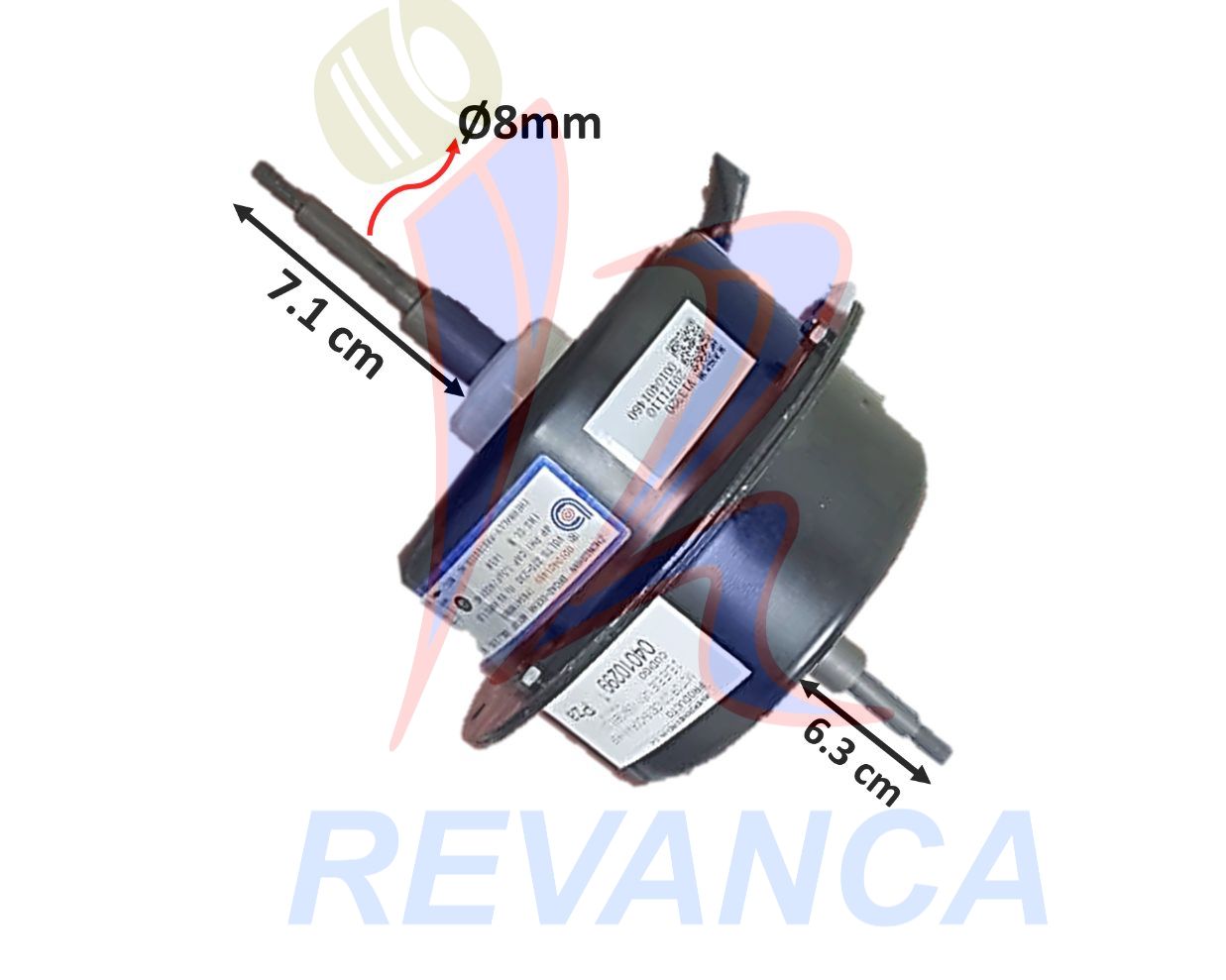 MOTOR CONDENSADOR A/A HAIER DOBLE EJE 145W 0010401460/V13320/Y6S419B86 220-230V