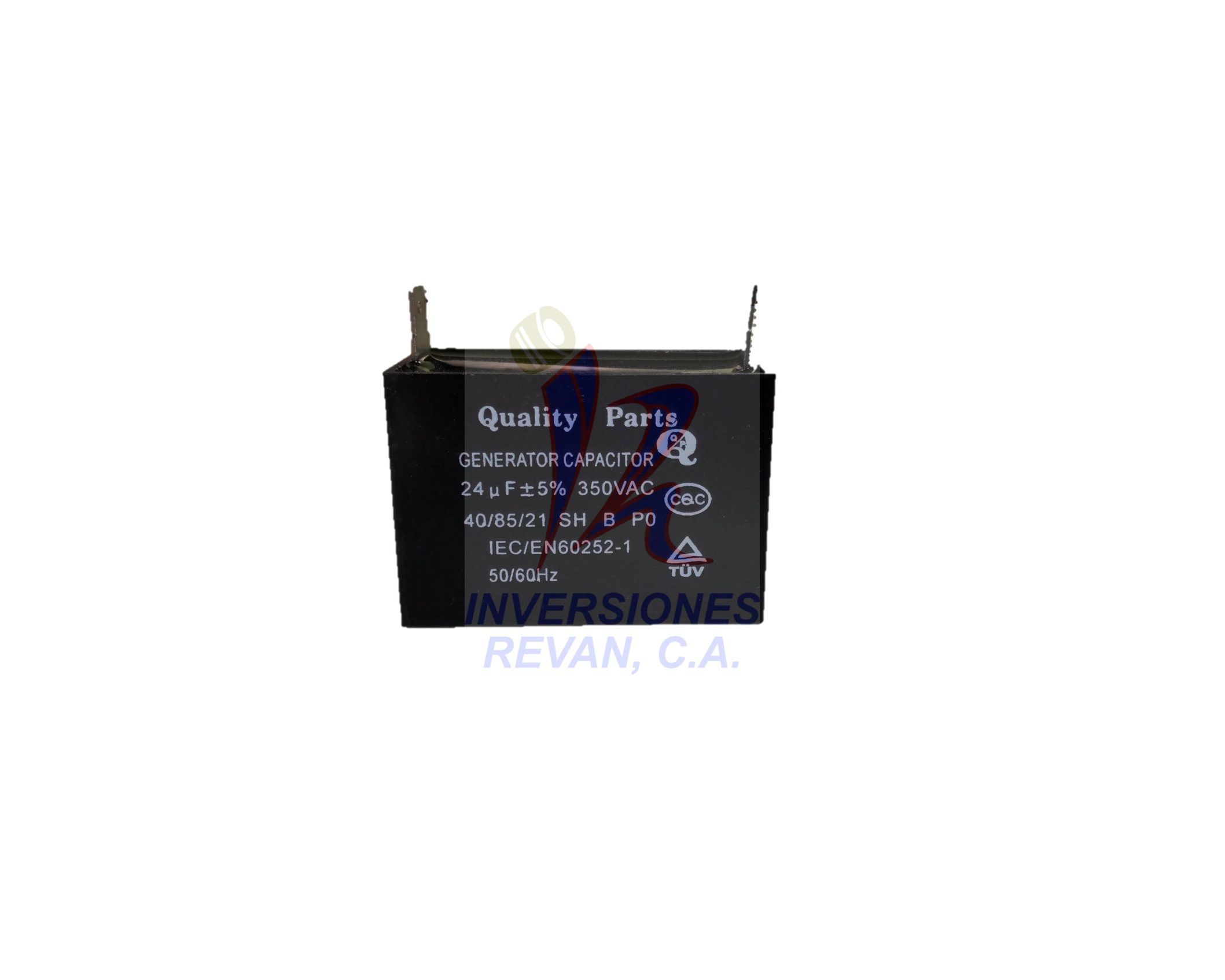 CAPACITOR 24MF/350V PORTONES/PLANTAS ELECTRICAS/OTROS