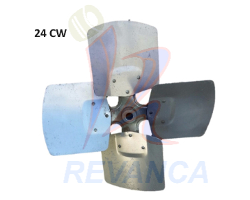 ASPA METALICA DE EXTRACCION 24 PULG CW