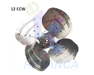 ASPA METALICA DE EXTRACCION 12 PULG CCW