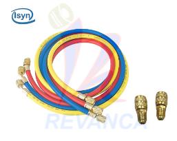 MANGUERA MANOMETRO CORTA R410 C/ADAPTADOR R22