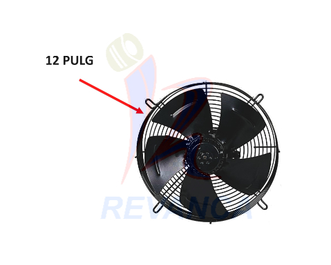 MOTOR VENTILADOR AXIAL 12PULG 220V/1PH 1600RPM SUCCION YWF4E-300S