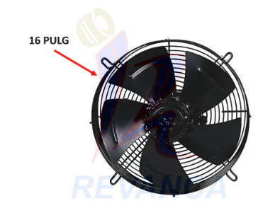 MOTOR VENTILADOR AXIAL 16PULG 220V/1PH 1600RPM SUCCION YWF4E-400S