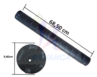 BLOWER UNIVERSAL D94MM - L685MM FCF-60961C