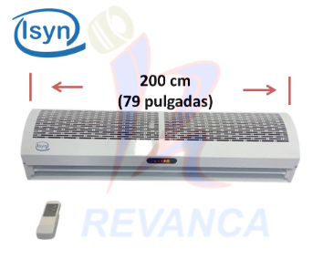CORTINA DE AIRE 2.00 METROS 220V/60HZ C/CONTROL