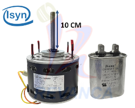 MOTOR EVAPORADOR SEMI SELLADO 1/4HP 1075RPM 220V/60HZ C/CAPACITOR