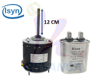 MOTOR EVAPORADOR SEMI SELLADO 1/2HP 1075RPM 220V/60HZ C/CAPACITOR