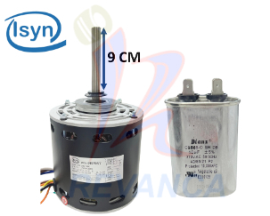 MOTOR EVAPORADOR SEMI SELLADO 3/4HP 1075RPM 220V/60HZ C/CAPACITOR