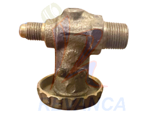 VALVULA DE REFRIGERACION 1/4 FLARE X 3/8 NPT M (BOMBONAS/EQUIPOS DE SOLDADURA/OTROS)