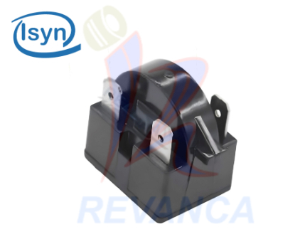 RELAY AMERICOL NEGRO TIPO ORIGINAL 4 PINES