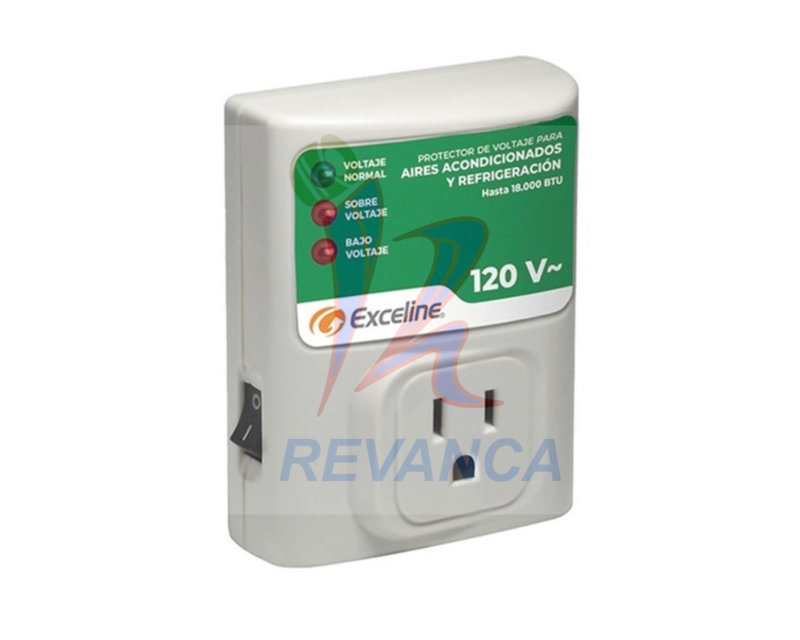PROTECTOR EXCELINE DE CORRIENTE 120V PARA AIRE ACONDICIONADO