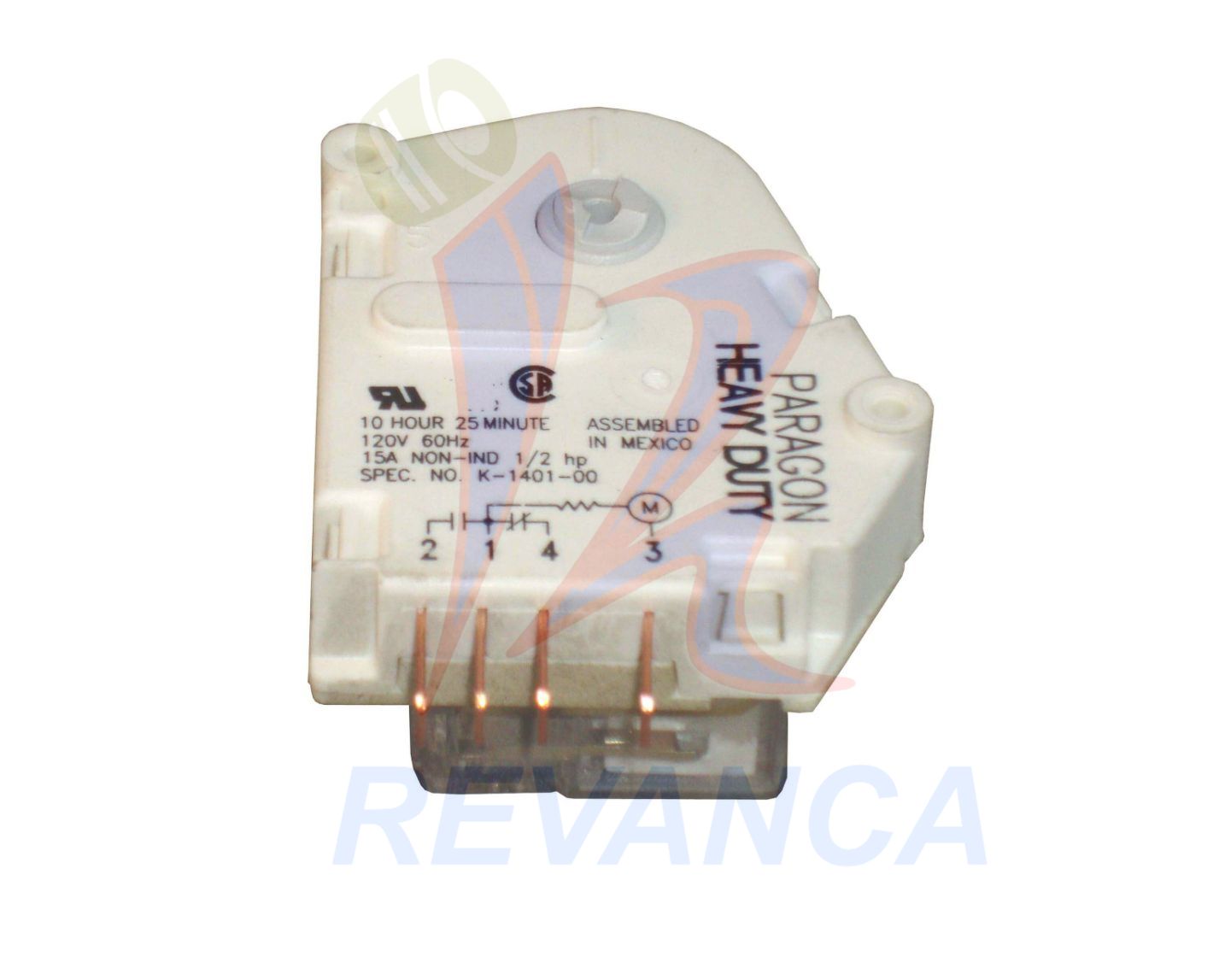 RELOJ NEVERA 10 HORAS 25 MIN PARAGON K1401-00 ORIGINAL