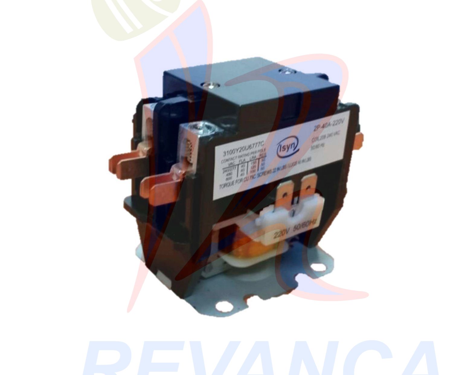 CONTACTOR 2 POLOS A/A 30 AMP. 24V - Vista 0