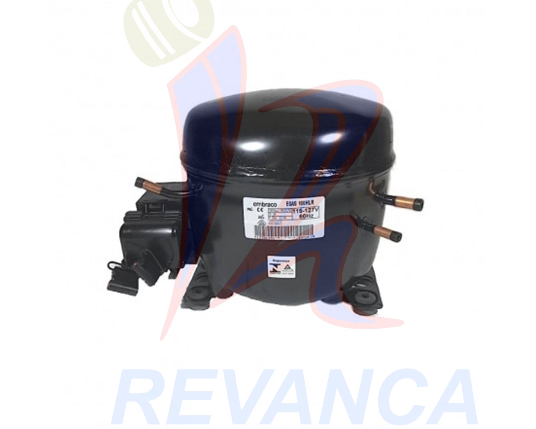 COMPRESOR DE NEVERA EMBRACO 1/3 EGAS90HLR (R134A)