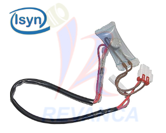 BIMETAL NEVERA SAMSUNG 2 CONECTORES Y FUSIBLE 70º 2 CABLES MARRON-MARRON 4008 DA47-10150E