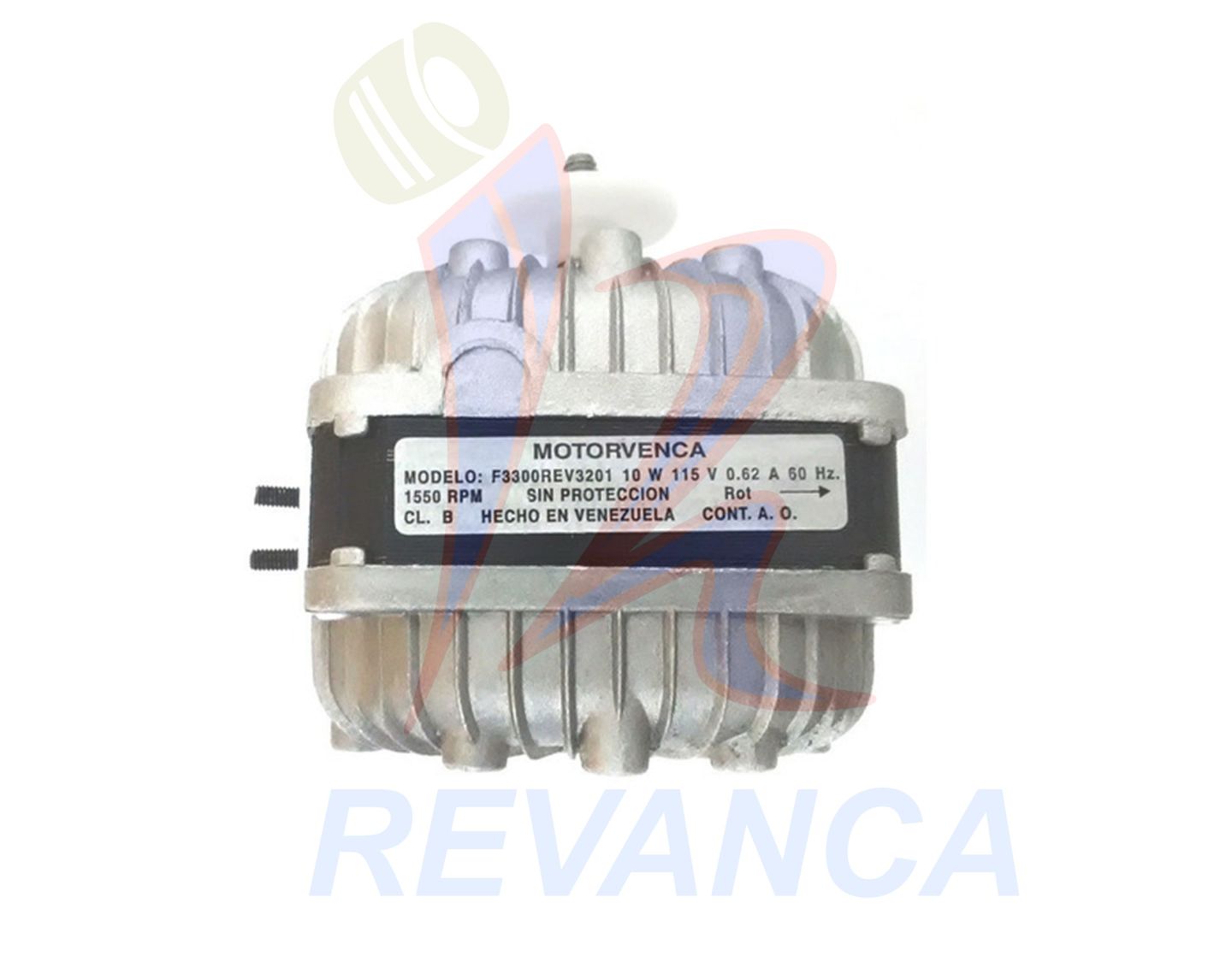 MOTOR 10W MOTORVENCA 110V SIN ASPA Y SIN BASE