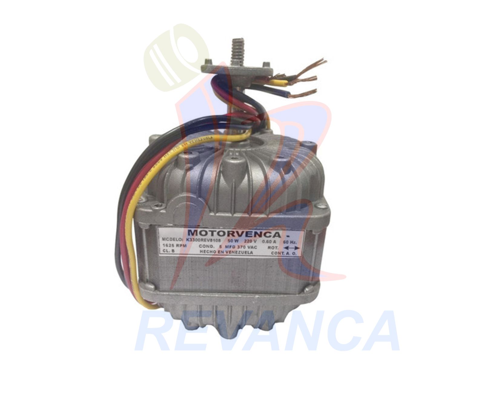 MOTOR 50W MOTORVENCA 220V SIN ASPA Y SIN BASE DOBLE GIRO CW/CCW