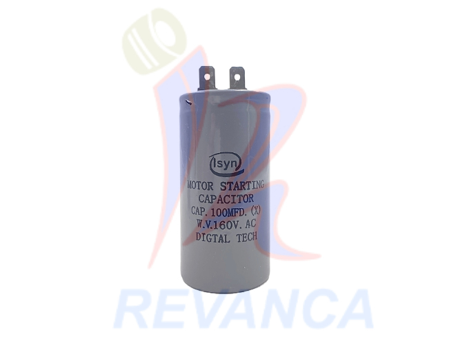CAPACITOR NEVERA GRIS 100MFD/160V