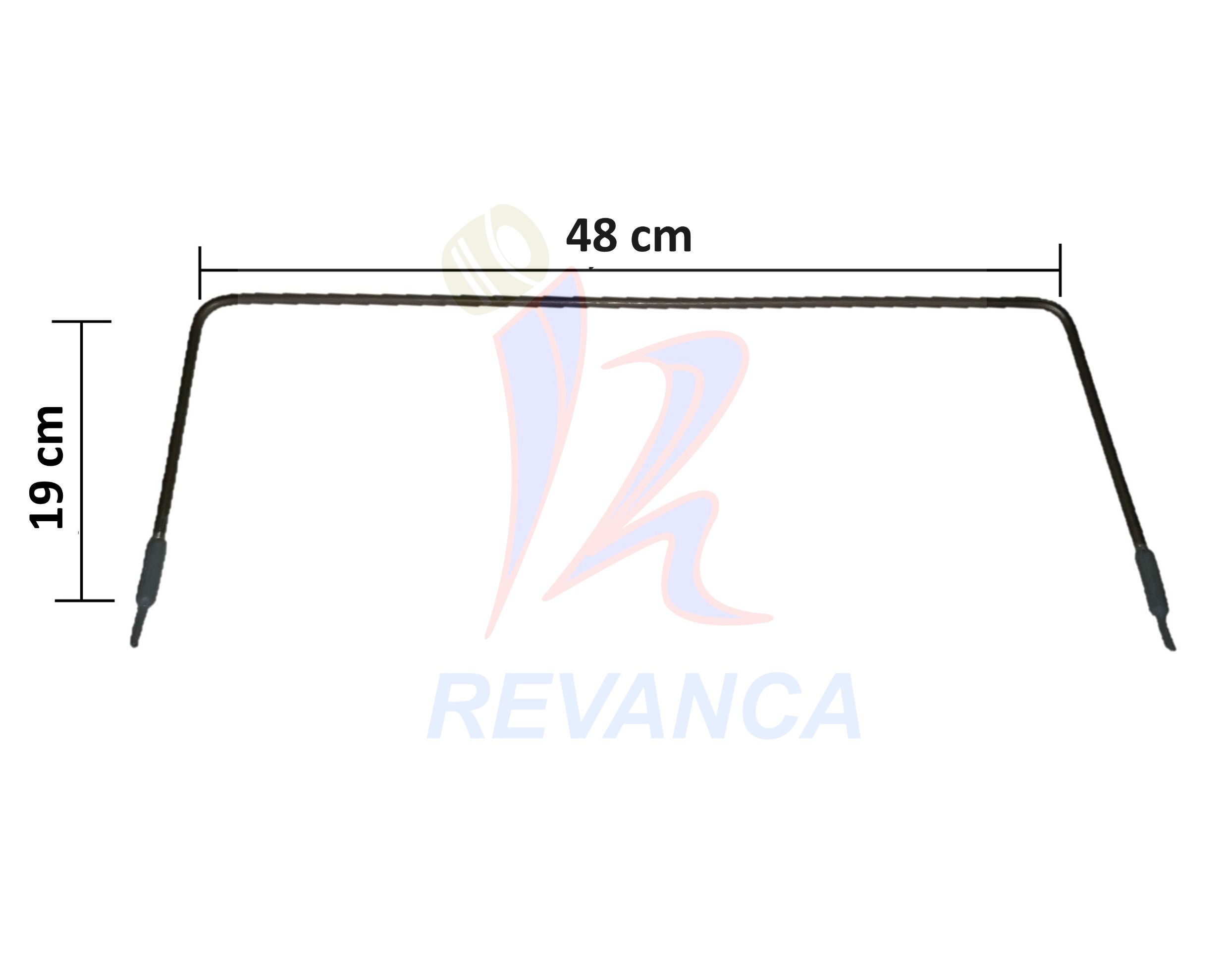 RESISTENCIA DE NEVERA ICASA 15 19X48X19CM 110V/250W