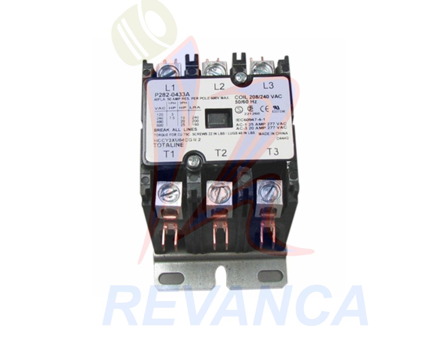 CONTACTOR 3 POLOS A/A 30 AMP. 24V