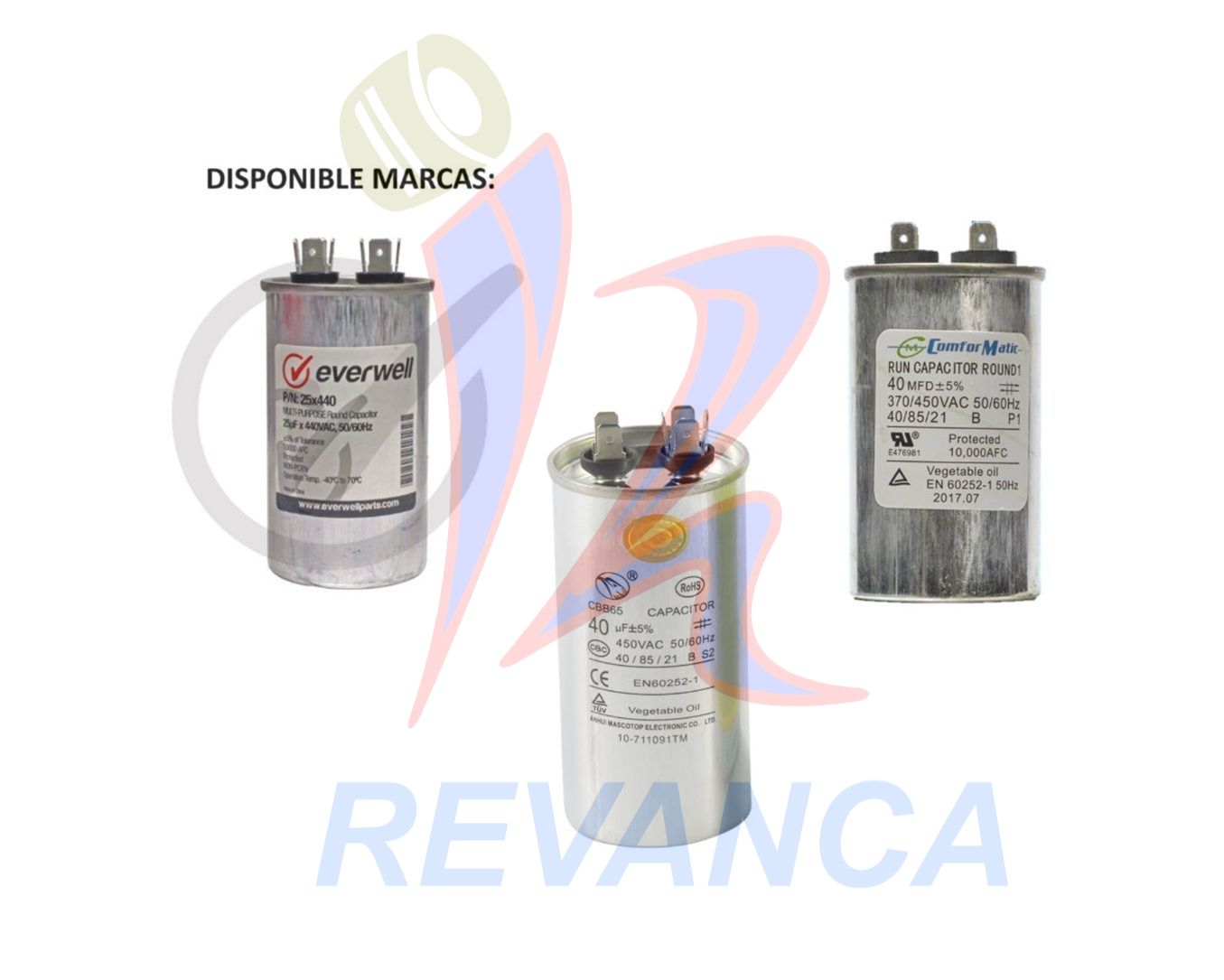 CAPACITOR EAGLE DE MARCHA - 12.5MF -  370V/440V - Vista 0
