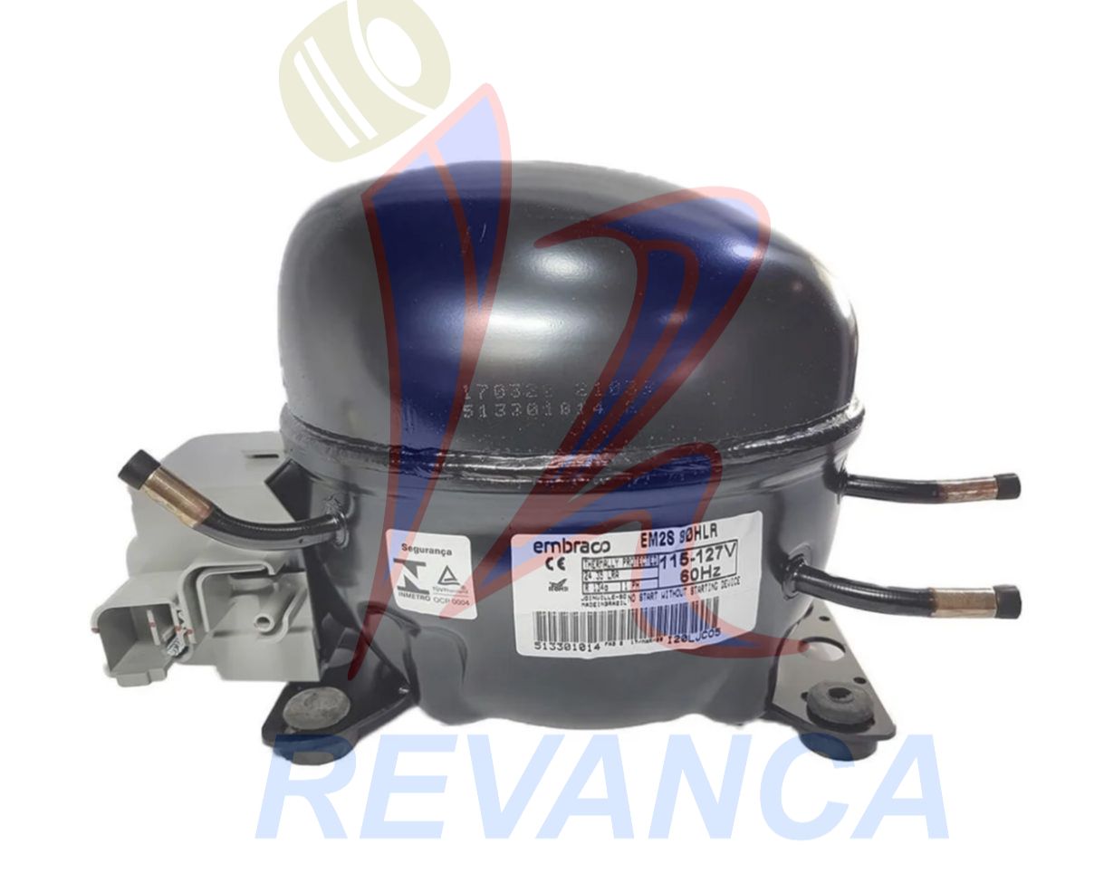 COMPRESOR DE NEVERA EMBRACO/ELECTROLUX 1/4 EM2S80/A99267804 110V (R134) - Vista 0