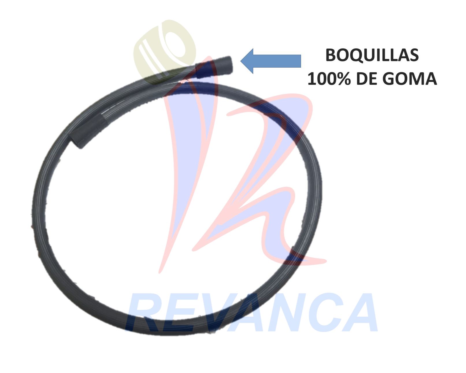 MANGUERA DE GOMA NEGRA DESAGUE SPLIT 3/8 1.2 MTS (LLENADO ASIATICA)