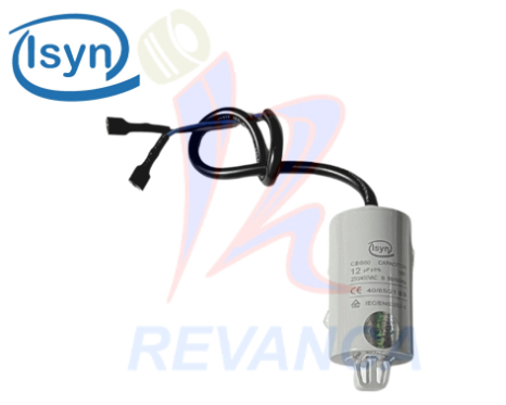 CAPACITOR DE NEVERA 12UF/250 PLASTICO ORIGINAL