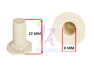 BUJE PLASTICO DE NEVERA REDODO HUECO FINO