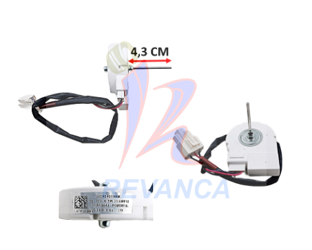 MICRO MOTOR NEVERA HYUNDAI/MUNDO BLANCO 50240401000K 12V 2150RPM