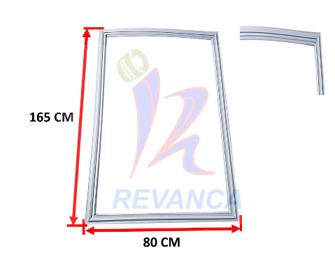 GOMA PARA PUERTA DE NEVERA FRIGIDAIRE DE LUJO 19 PIES 5304505782 (PAREJA)