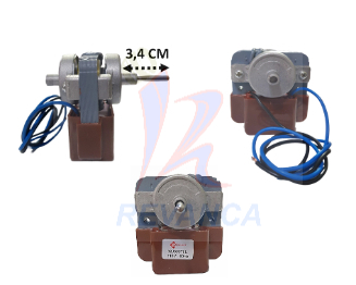 MICRO MOTOR NEVERA 02J05570L EJE CORTO GRUESO 110V/60HZ