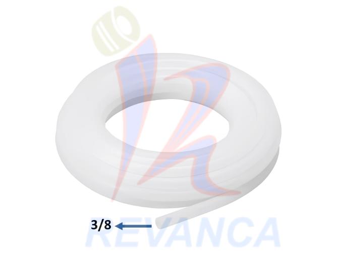 MANGUERA POLYFLO BLANCA DE 3/8 PARA NEVERA/FILTROS DE AGUA/OTROS (ROLLO X 50M)