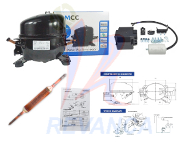 COMPRESOR DE NEVERA GMCC 1/3 (R134A) EE75H1F-U