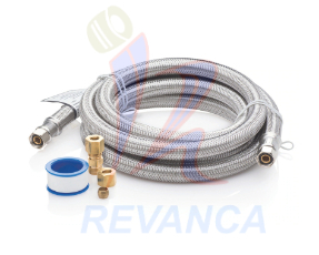 KIT DE MANGUERA ACERO INOXIDABLE PARA NEVERA FRIGIDAIRE/ELECTROLUX 5304490728