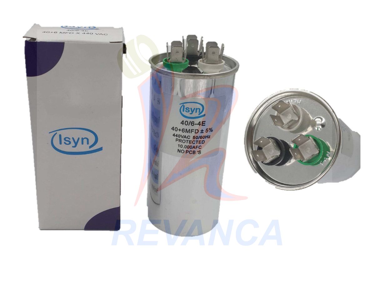 CAPACITOR ISYN DE MARCHA - 50+5MF/440V - Vista 0