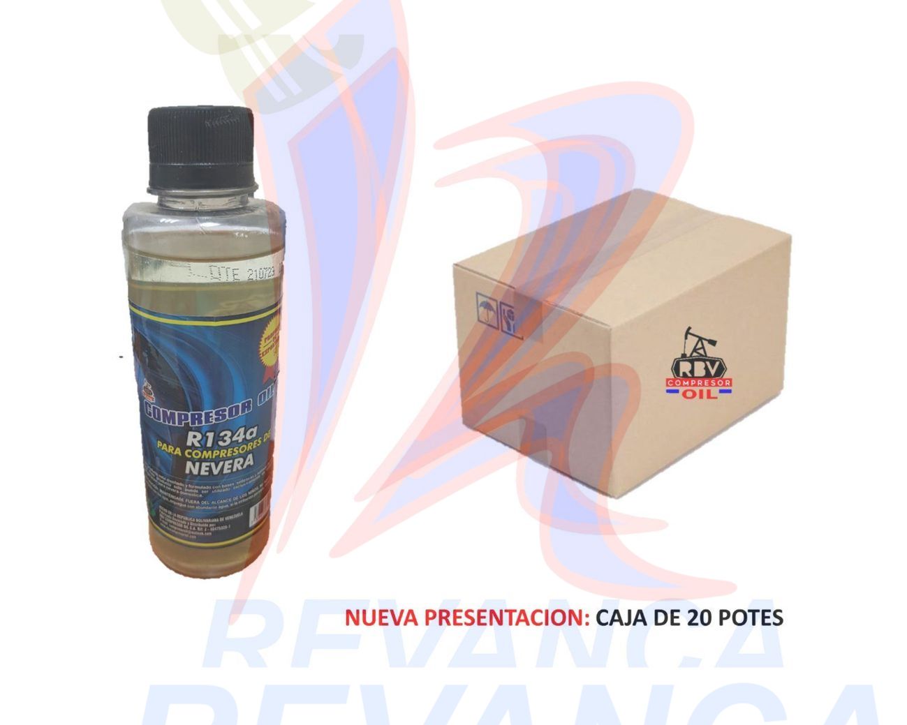 ACEITE COMPRESORES DE NEVERA R134A 8OZ RBV (20 UND X CAJA) 12032204