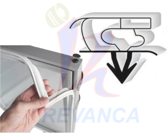 EMPACADURA DE NEVERA SRSE-B01 (50 METROS) INCLUYE IMAN