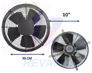 MOTOR VENTILADOR AXIAL 10PULG 220V/1PH 1400RPM SUCCION YW4E-250S (50W)