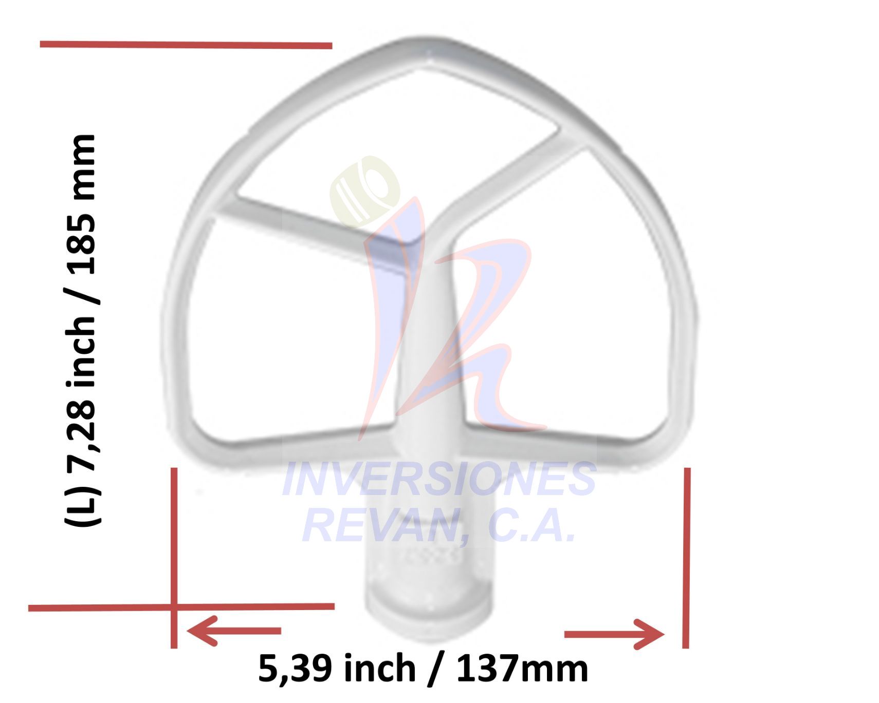 MEZCLADOR DE BATIDORA KITCHENAID 6QT W10803810