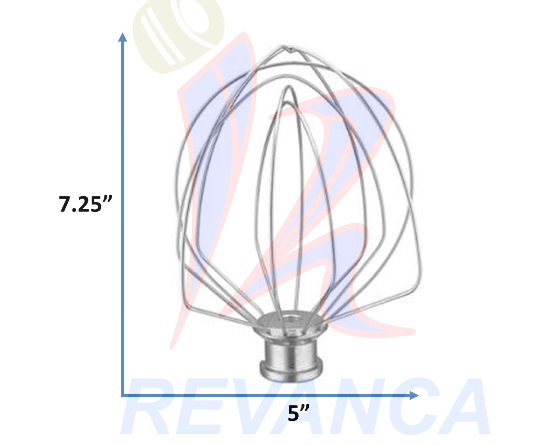 GLOBO PARA BATIDORA KITCHENAID 6/5QT WHIRLPOOL WP9703491/KN256WW - Vista 1