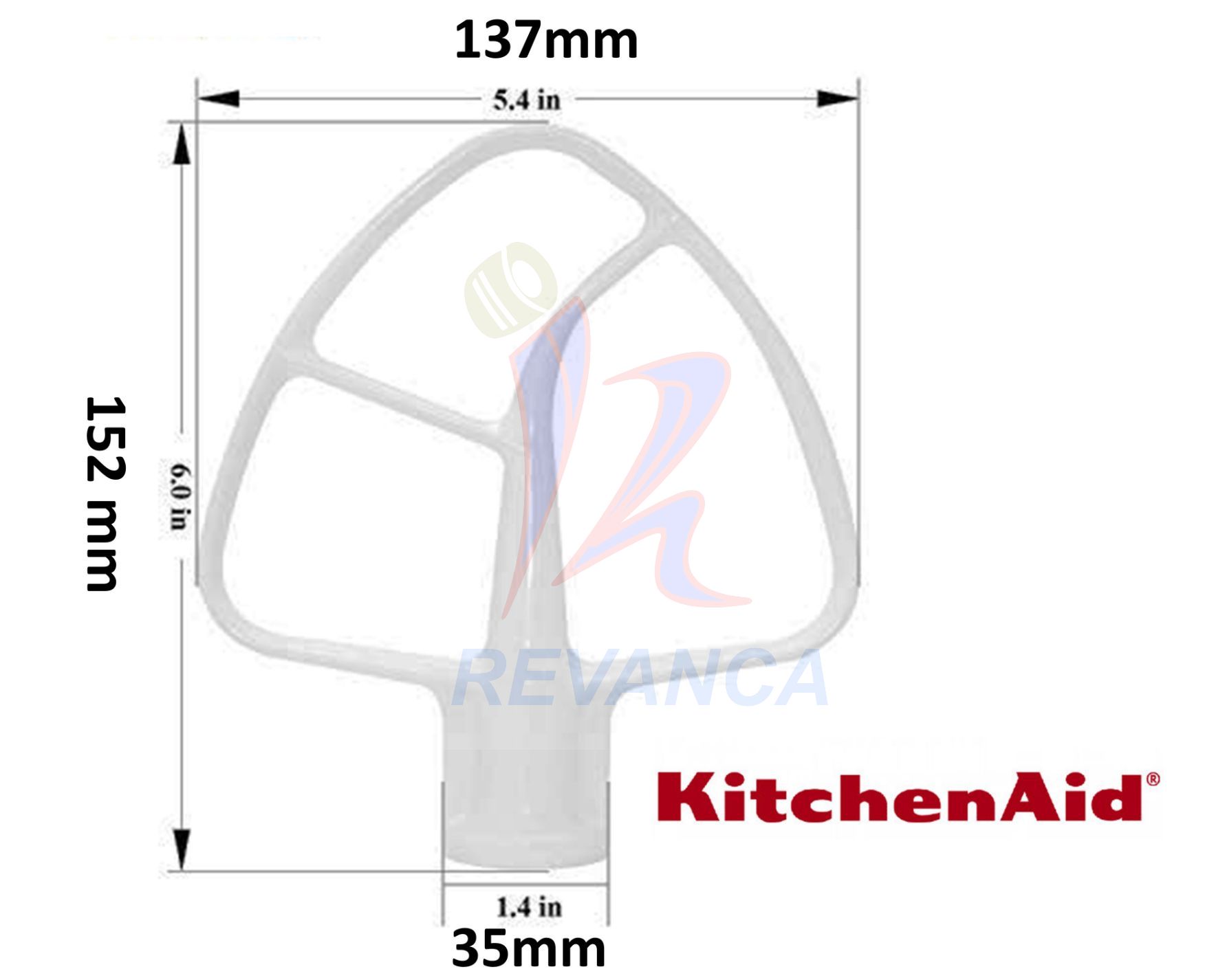 MEZCLADOR DE BATIDORA KITCHENAID BLANCO 4.5QT