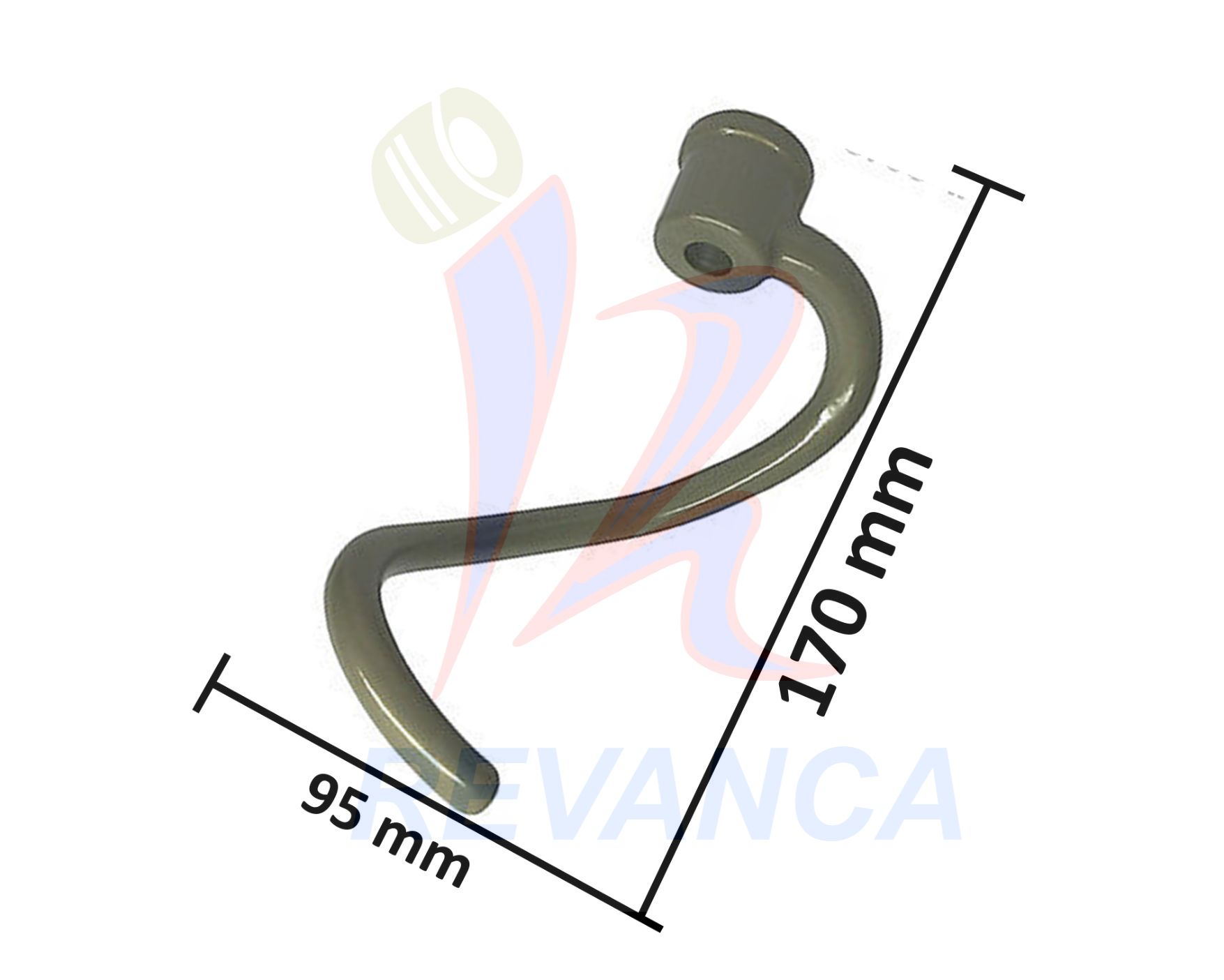 GANCHO PARA MASAS BATIDORA KITCHENAID 7QT W10674615 (6.9LT)