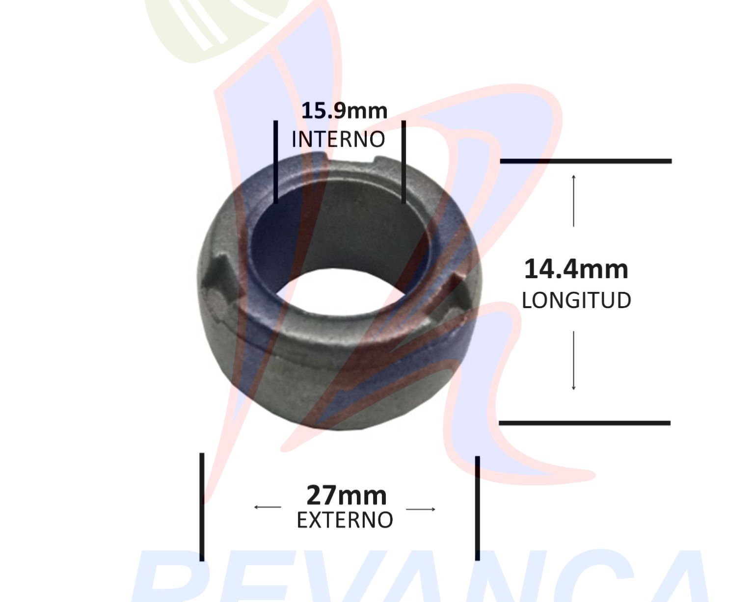 BUJE ESFERICA MOTOR EMERSON 5/8